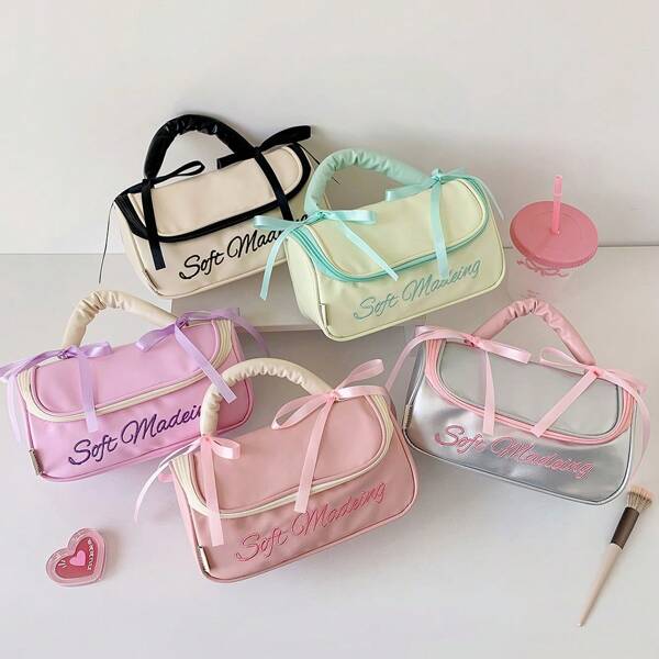 Estuche para lápices de gran capacidad y suave, bolsa de papelería para estudiantes, bolso cosmético, de vuelta a la escuela, útiles escolares, estuche para lápices, mochila escolar