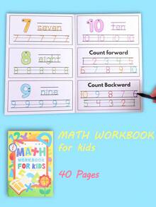 儿童描红数字练习册，加减法练习册，数学活动笔记本，学习，写作练习，返校礼物，欢迎学习礼物，学习用品 - 數學8 - 查看 13