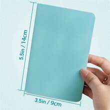 1 pièce Mini ensemble de cahier de poche et journal intime Cahier à couverture colorée, cahier de poche