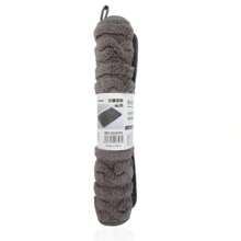 Tapete de flanela de algodão, 1 peça, simples, para cozinha, banheiro, antiderrapante, absorvente de água, com recuperação lenta, cor sólida, tapete de flanela