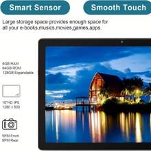10-Inch Tablet, Android 13 Tablet,1280 * 800  HD IPS Glass Screen, 6000mAh Battery, 2GB RAM 64GB Storage,  Case, Parental Monitoring  Bluetooth,  WiFi, Dual Camera Baby Blue