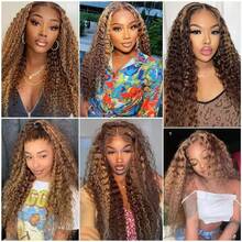 Glueless Wig 5x5 HD Transparent Lace Front Wigs Human Hair Deep Wave 13x4 Lace Front Wig 200% Density Pre Plucked Pre Cut Wigs For Women Natural Black Color, Comfort Fit For Daily Wear & Special Occasions Put On And Go Wig - SP4/27 - 查看 9