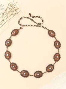 Stylish Waist Chain For Women, Bohemian Fashion Design, Waist Belt, Versatile, Suitable For Dresses, European And American Cross-Border Style - Antique Silver - View 10