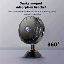 1 pieza Pequeña cámara espía 1080p, cámara inalámbrica WiFi oculta 2.4G, Full HD, cámara oculta con detección dinámica, cámara de seguridad para el hogar/oficina y niñera
