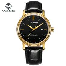 OCHSTIN Herrenuhren Mechanische Automatik Lederarmband Business Auto Datum Männliche Armbanduhr Gentleman Wasserdicht Mode Uhr Geschenk Für Männer