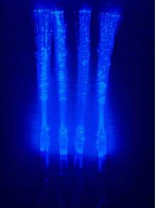 36cm LED Fiber Optic Rod With 3 Lighting Modes, LED Light Rod, Fireworks Rod, Fiber Optic Lights For Weddings, New Year's Day Birthdays, Carnival Parties