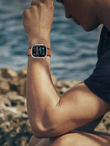 Unbeinst 运动硅胶表带兼容 系列 46 毫米 45 毫米 44 毫米 42 毫米 41 毫米 40 毫米 38 毫米 49 毫米，坚固的软表带适用于手表系列 10/9/8/7/6/5/4/3/SE/Ultra2/Ultra