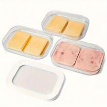 Juego de contenedores apilables refrigerados de 1/2/3/4 niveles con tapa - Organizador de refrigerador para verduras, frutas y alimentaria para embutidos, pavo y cortes - Esencial de cocina