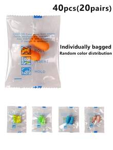 10 件/5 对、20 件/10 对、40 件/20 对柔软泡沫耳塞，防噪音，睡眠舒适，降噪，防打鼾，游泳防水，适用于宿舍、工作、午睡、睡觉 - 彩色 - 查看 17