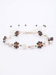 1 Pc Women's Bohemian Wax Rope Hollow Out Handmade Woven Dress Decoration Belt Fall, Autumn, Halloween - A - View 20