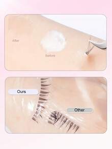 Asiteo 1pc 5ml Eyelash Glue Quick Dry Waterproof Adhesive False Lash Glue Clear Fake Eyelashes Extension Long Lasting Makeup Eye Cosmetic Toolslash Glue,Eyelash Glue - White - View 6