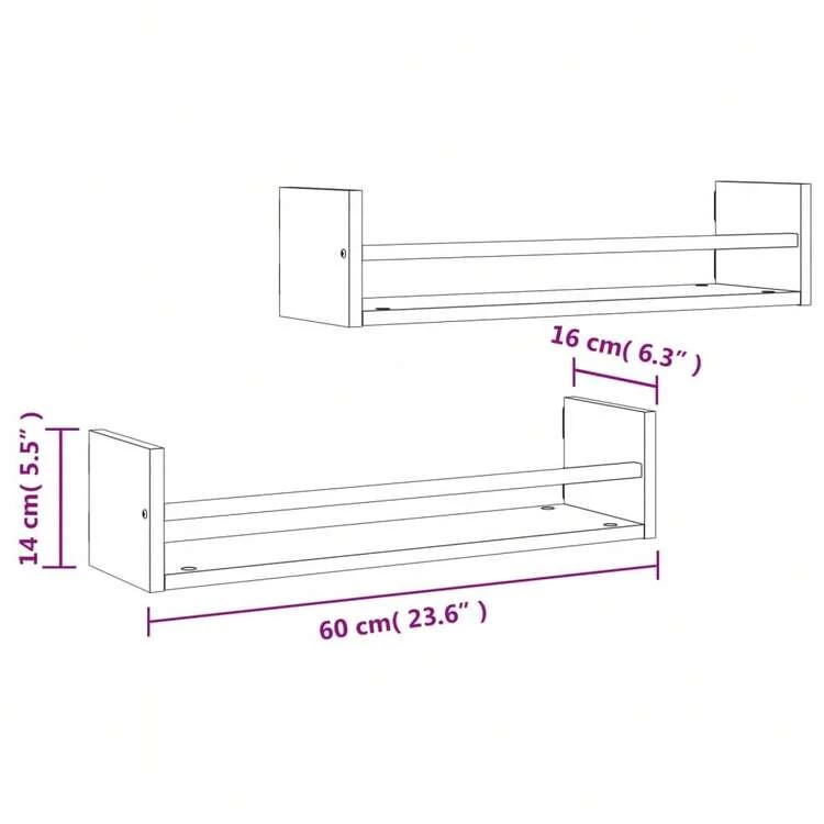 Floating Shelves For Wall - 灰色 - 查看 7