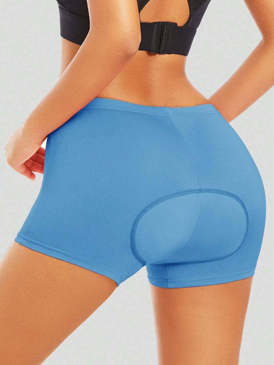 Qualicos Pantaloncini imbottiti 4D da donna per bici, pantaloncini da ciclismo da bicicletta, mutande da ciclista, perfetti per ciclismo, spinning, MTB, linea di guida, allenamento virtuale in bicicletta, motocicletta, equitazione, triathlon
