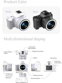 High Quality Camera Fashionable Continuous Shooting Long Endurance Photography OTG Transmission 48 MP Digital Camera With 128 GB Card