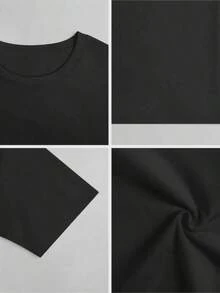 Ercar Exotic Sports Car Concept Rcar Vintage Graphic T-ShirtSummer Party Casual Fashion T-Shirt Cool Casual Fun T-Shirt - Black - View 3
