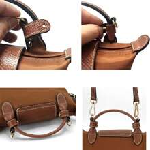 Accesoriu curea de umăr pentru modificarea genții, reglabilă 95-124 cm, potrivită pentru geanta Le Pliage Mini, material din microfibră, fără găurire, poate converti geanta de mână în geantă de umăr sau crossbody