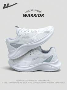 WARRIOR 1 par Nuevos zapatos para correr de la serie Warrior para mujeres, verano 2025, de corte bajo con cordones delanteros, Top transpirable, suela ultraligera y suave, versátil y cómodo, apto para trotar al aire libre, entrenamiento, uso diario y campus