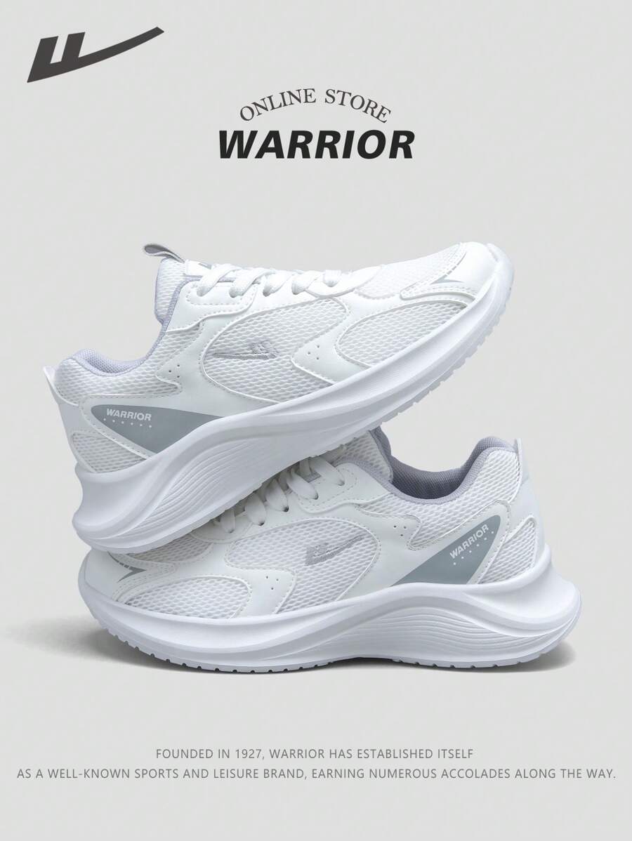 WARRIOR 1 par Nuevos zapatos para correr de la serie Warrior para mujeres, verano 2025, de corte bajo con cordones delanteros, Top transpirable, suela ultraligera y suave, versátil y cómodo, apto para trotar al aire libre, entrenamiento, uso diario y campus