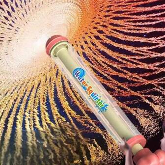 Trektype Vuurwerk Waterpistool voor Buiten, Waterpistool, Waterspuitpistool, Watergevecht, Zomerstrand Waterspel, Draaiende Vuurwerk Waterpomp