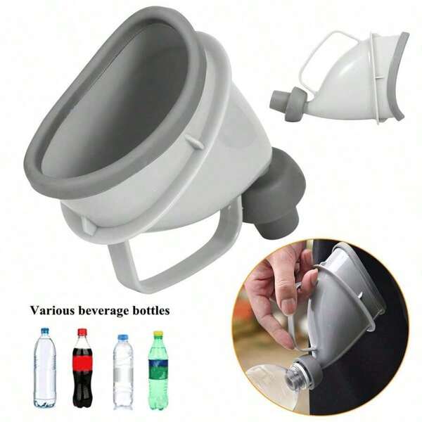 1/2PCS Portable Reusable Folding Travel Urinal, Folding Retractable Car Urinal, Field Standing Urinal For All Ages, Outdoor Emergency, Foldable And Easy To Carry, Travel Necessities