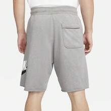 Breathable Logo Sports Shorts Grey Bottoms Men