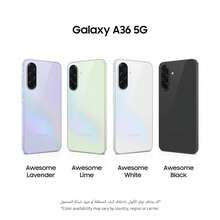 Samsung 三星 Galaxy A36 5G 256GB 手机，8GB RAM，50MP 摄像头，Android 15，指纹解锁，5000mAh 电池寿命，无充电器 - 紫色 - 查看 4