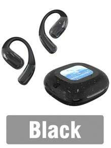 1 Pair Of AI Intelligent Real-Time Translation Wireless Headphones Support 147 Languages With Display Screen Ear-Hanging Translator High-Quality Synchronous Recording And Transcription Of Meeting Minutes For Business Travel Abroad Multi-Language English Translation Machine Chinese And Foreign Translation Multi-Function Foreign Language Translator Earhook Earphones