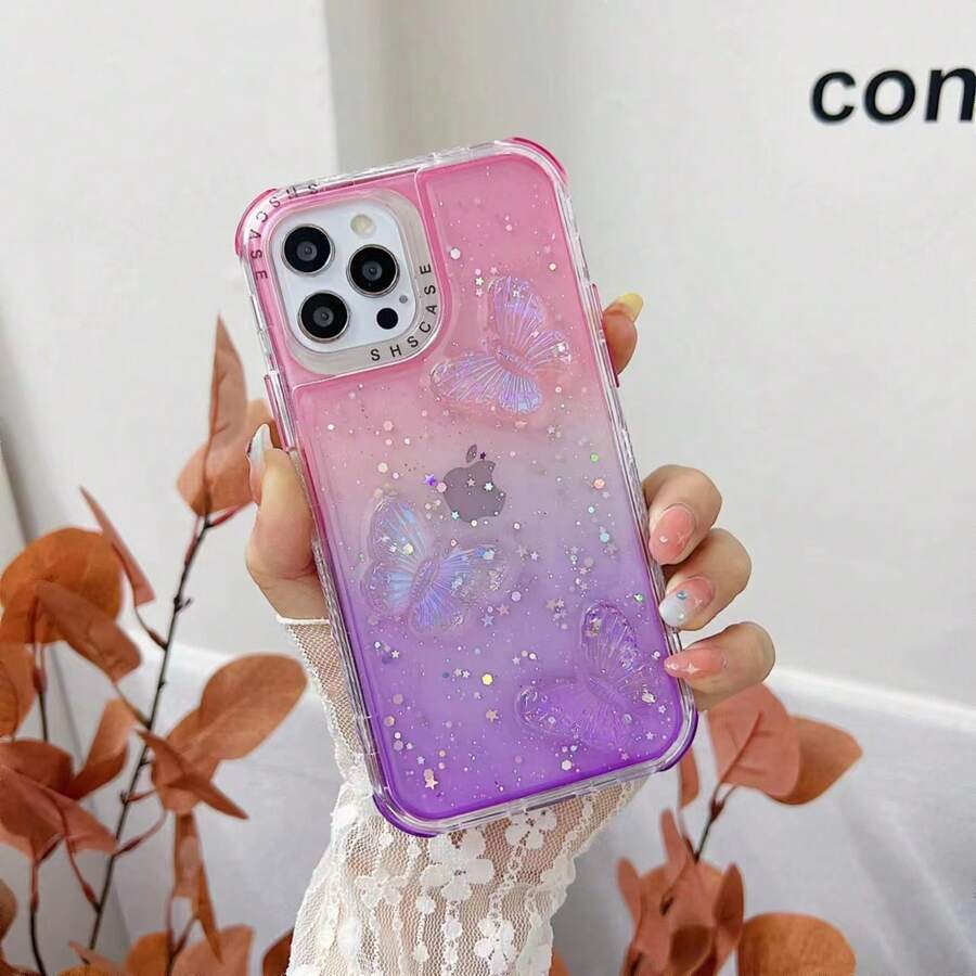 MZ007 FUNDAS SHS 3EN1 DIFUMINADO MARIPOSA 3D