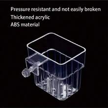 1 Pc Transparent Acrylic Fish Tank Flowerpot, Hollow Design, Used For Oxygenation And Plant Growth - Suitable For Home And Office Aquarium Decoration - Multicolor - View 6