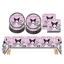 Sanrio Sanrio 41 Pcs Hello Kitty Party Decoration Hello Kitty Pink Kitty Including 1pc Tablecover 20 Pcs 7 Inches Plates And 20 Pcs 6.5 Inches Napkins Theme Birthday Party Decoration Favor Sets