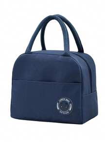 1pc Small Bear Insulated Lunch Box, Thickened Aluminum Foil Student Portable Picnic Bag, Thermal Lunch Bag