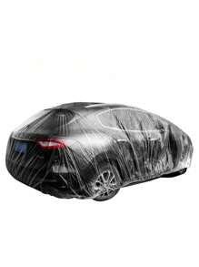 Disposable Car Cover, Transparent Car Cover, Dust Cover, Car Cover, PE Film Rain Cover, Disposable Car Cover
