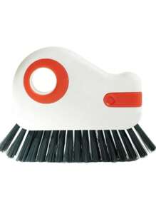 Brosse de nettoyage de rail de fenêtre 2-en-1 - Grattoir détachable pour porte et rebord de fenêtre, nettoyeur de coin de vitre et outil de fente de rebord en plastique
