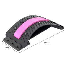 Adjustable Back Vertebrae Stretching Plate Lumbar Support Massage Device With 4-Level Adjustment Unisex Back Stretcher