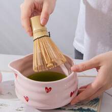 1 pièce Fouet à matcha en bambou artisanal, Chasen traditionnel japonais, fouet en bambou pour la préparation de thé cérémonial, accessoire d'outil de mélange de thé matcha
