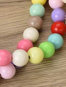 Customizable Name Letter Cat Dog Necklace, Customized Pet Name Pearl Necklace/Adult Bracelet, Customized Pet Collar Necklace For Dogs And Cats, Pet Gift, Macaron Colors, Multi-Size Suitable For All Pets