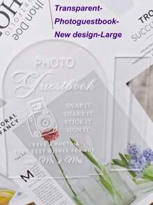 1pc Arch Acrylic Signs With Stand For Reception,Wedding And Party Event,Christmas