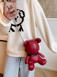 Cute Cartoon Bear Backpack Shoulder Bag Crossbody Bag