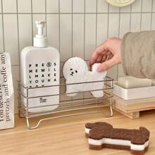 4pcs/Set Cute Puppy Shaped Kitchen Sponges - No Scratch, Multi-Layer Cleaning Sponges Suitable For Dishes And Pots, Ideal For Home And Restaurant