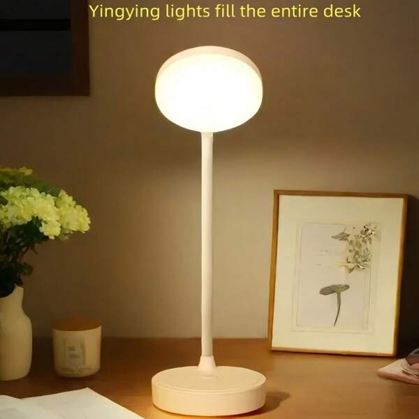 1pc LED Desk Lamp, USB Powered Home Office Small Book Light With 3 Color Modes And Dimmable Brightness For Reading, Ideal Gift For Home And Office