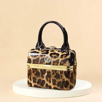 Bolso de hombro con decoración de rhinestones brillantes y cierre de giro, para mujer, para fiesta y moda