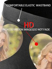 1 pieza Calzoncillos personalizados y con nombre para hombres, ropa interior personalizada para hombres, calzoncillos tipo bóxer personalizados, calzoncillos bóxer personalizados con caras divertidas, regalo de San Valentín, regalo de aniversario, regalo de cumpleaños, regalo de boda, regalo para el mejor amigo, regalo para el novio, regalo para el esposo, regalo para él