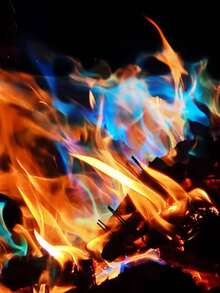 Fire Color Changing Packets Fire Pit, Perfect Magic Flame Color Changing Pack For Camping, Bonfire, Fire Pits & Outdoor Fireplaces, Campfire Accessories For Creating Surprise And Ambiance - Multicolor - View 9