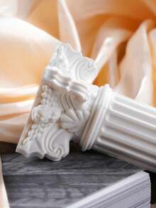 1 件，白色树脂罗马柱雕像摆件，欧式古典艺术设计罗马柱造型装饰烛台底座，室内温馨家居装饰工艺品摆件，适用于家居装饰婚礼节庆派对装饰道具 - 白色 - 查看 8