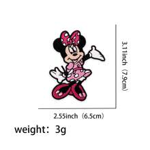 Disney 1pc Disney Mickey, Minnie, Donald Duck, Daisy Duck Fabric Applique Patch, DIY Decorative Accessories For Bags, Clothes Summer, School