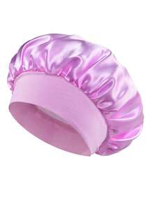 WANMEI Ensemble de soins capillaires premium de 4 pièces - Comprend 1 taie d'oreiller en satin ultra douce, 1 bonnet de nuit en soie léger, 1 tige à boucler sans chaleur et 1 élastique doux pour les cheveux - Ensemble ultime de protection et de mise en forme des cheveux pendant la nuit
