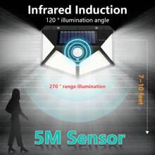 1/2/4/6PCS LED Solar Wall Lamp With Motion Sensor, 4 Sides Lighting LED Solar Lamp,Bright Solar Light, Recargables,Outdoor Solar Night Light, Suitable For Garden Decor Light, Courtyard Lighting,Street Lamp Garden Railing Decorative Lamp,Entrance Lighting