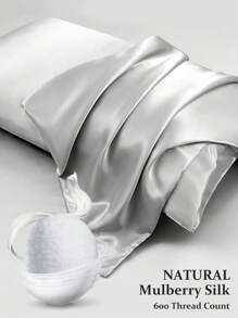 2 Stücke Satin Kissenbezüge (ohne Kissenkern), einfarbiger Kissenbezug - Größe 75x50 cm/20*30 Zoll, geeignet für Haut und Haare, weich und atmungsaktiv, glatt und kühl, geeignet zum Schlafen, geeignet für Schlafzimmer, Sofa, Heim-Dekoration.