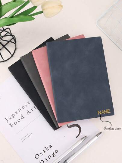 1 pieza Cuaderno personalizado, Cuaderno personalizado con nombre, Cuadernos de diario personalizados, Cuadernos para el trabajo, Cuaderno pequeño, Libro de diario, Cuadernos para escribir, Cuaderno en blanco, Diario, Cuaderno de puntos, Diario para hombres, Libreta de bocetos pequeña