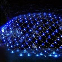 1 Peça Luzes de Rede Solar 96/192 LEDs, IP65 Impermeável Fio de Cobre 8 Modos Luzes Solares de Fada para Jardim, Pátio, Árvore, Festa de Natal, Casamento, Ação de Graças, Decoração de Pátio, Tiras de LED Solares de Fada, Luzes de Fada Solares Frescas de Jardim